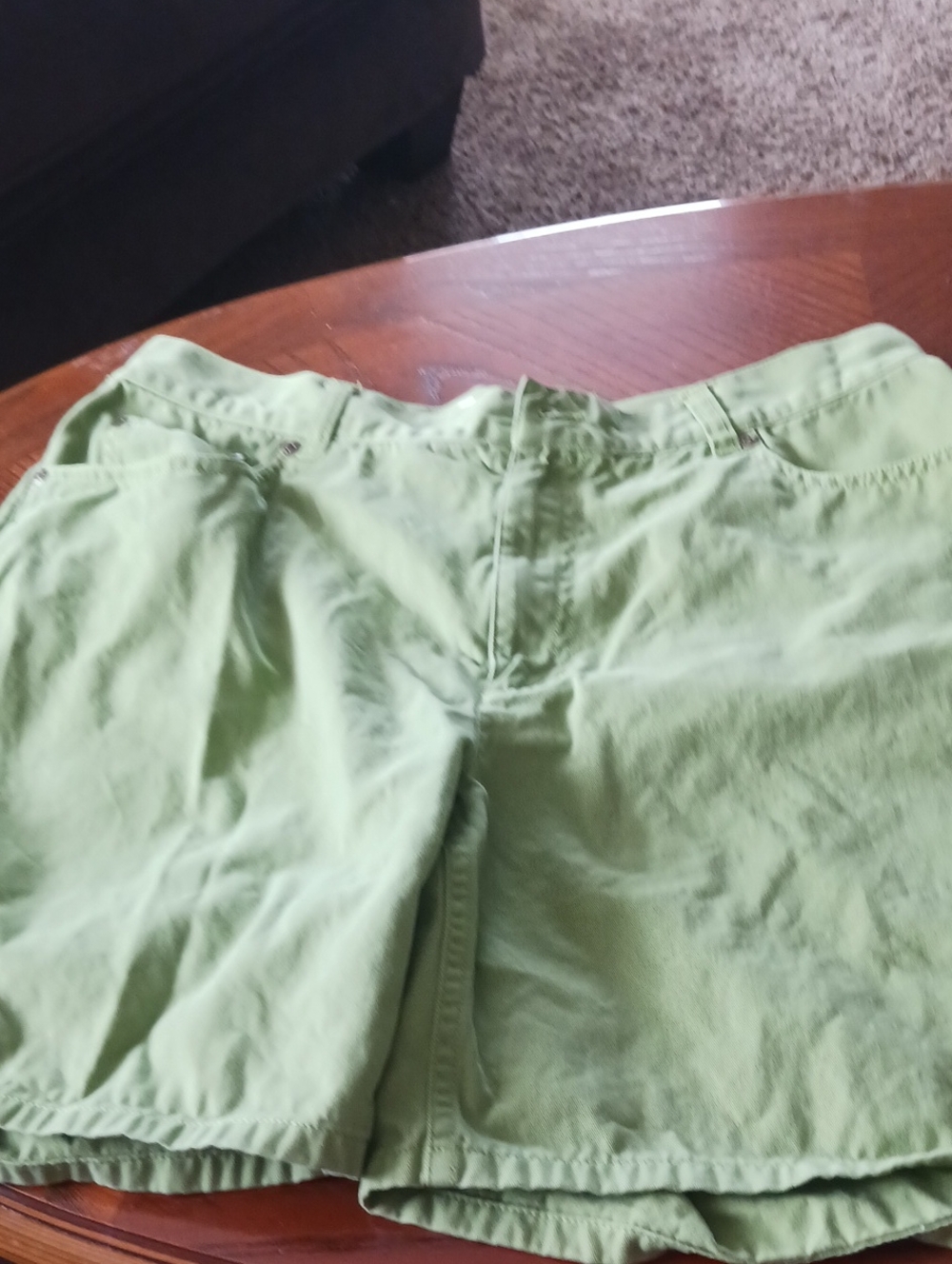 Jones New York Sport Olive Green Cotton Shorts